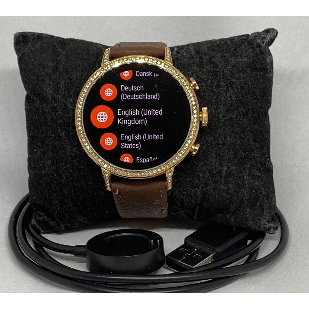 Fossil Gen 4 Authentic Digital Dial Smart Watch Custom Band FTW6015 LT296